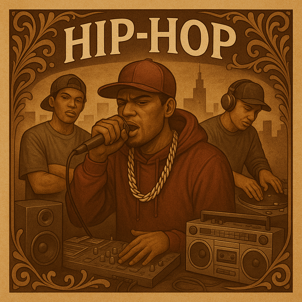 Hip-Hop music collage Hip-Hop genre spotlight
