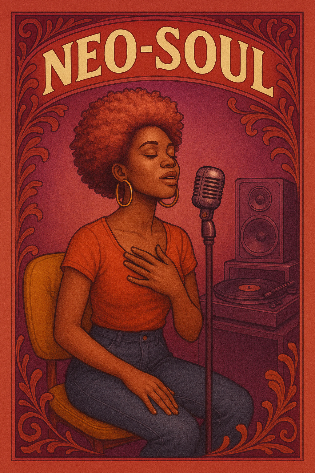 Neo-Soul music collage Neo-Soul genre spotlight