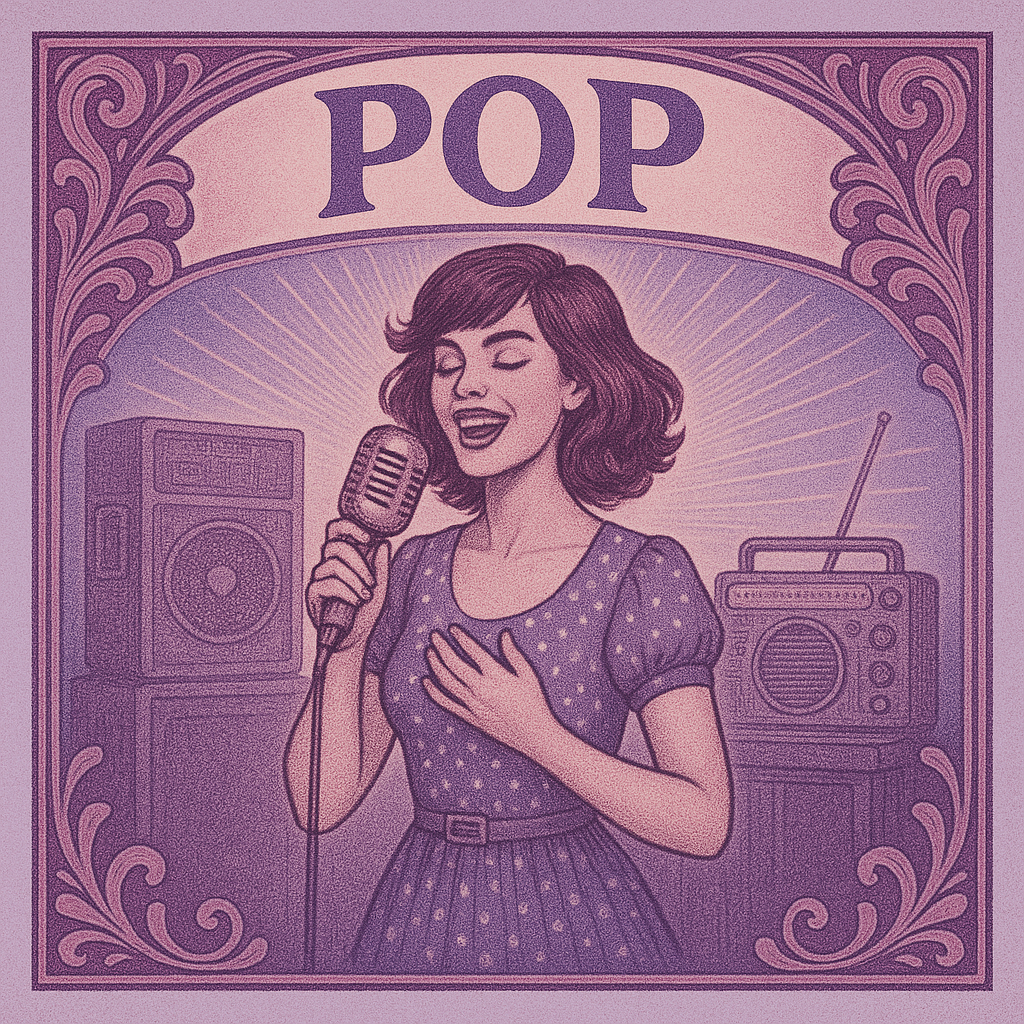 Pop music collage Pop genre spotlight