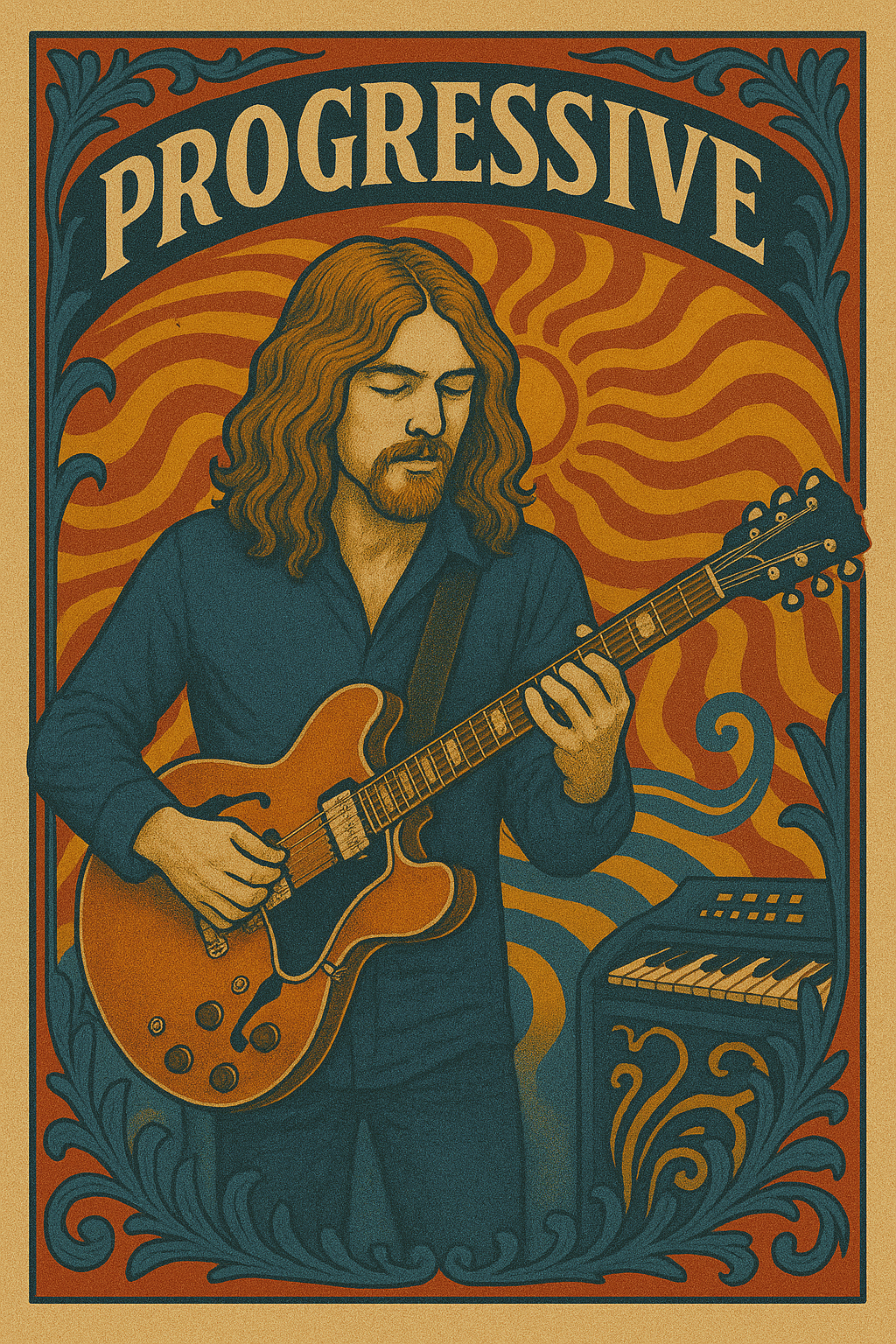 Progressive Rock music collage Progressive Rock genre spotlight