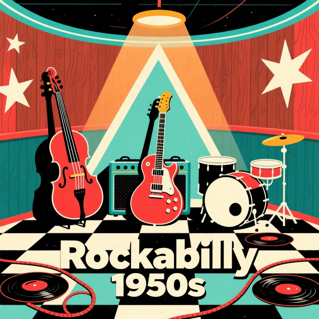 Rockabilly 1950s spotlight (Fifties)